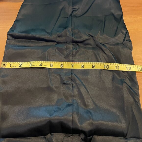 Long Hair Silky Black Bonnet Cap New Without Tags (SKU: 60MI) - Picture 3 of 4